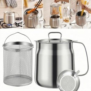 Large Capacity Versatile Oil Filter Vessel (68oz/2L)