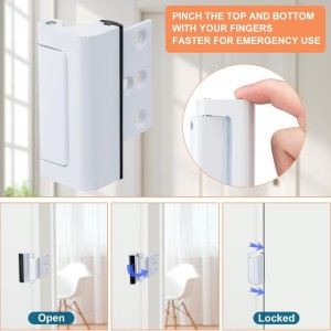 Safety Metal Flip Door Lock
