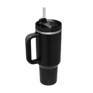 40 oz Insulated Stainless-Steel Tumbler – Leak-Proof Straw Lid | BPA-Free Vacuum Travel Mug